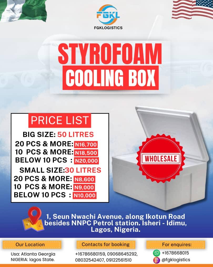 Styrofoam Boxes